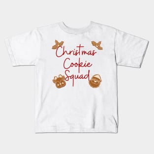 Christmas cookie squad tee Kids T-Shirt
